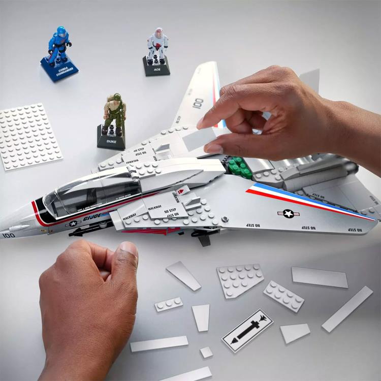 G.I. Joe Mega Bloks Skystriker XP-14F vs. Cobra H.I.S.S. Collector Building Set Gallery Image 7