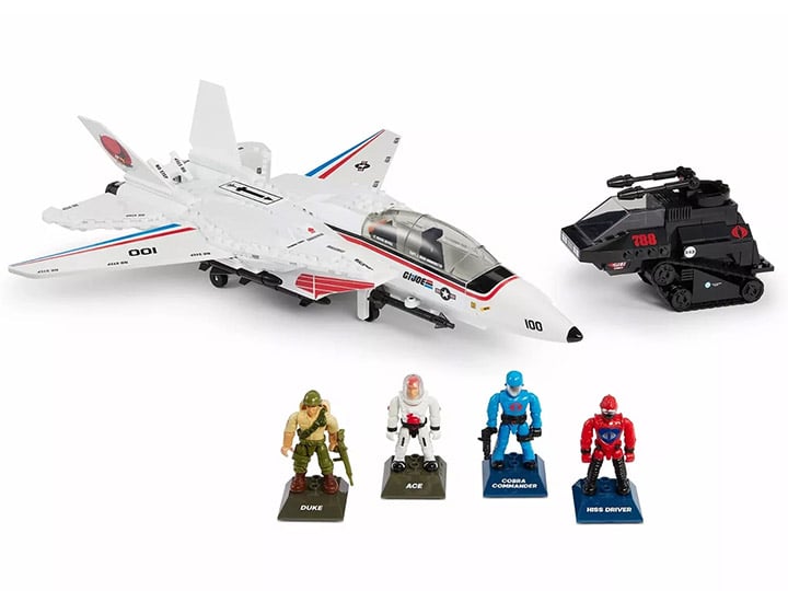 G.I. Joe Mega Bloks Skystriker XP-14F vs. Cobra H.I.S.S. Collector