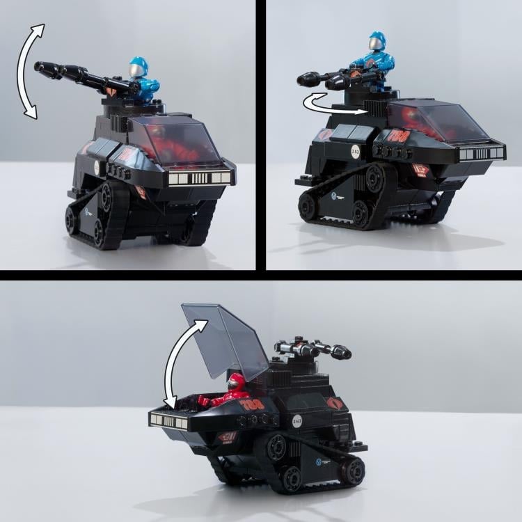 G.I. Joe Mega Bloks Skystriker XP-14F vs. Cobra H.I.S.S. Collector Building Set Gallery Image 10