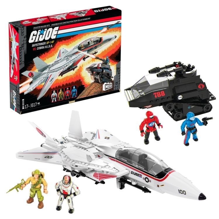 G.I. Joe Mega Bloks Skystriker XP-14F vs. Cobra H.I.S.S. Collector Building Set Gallery Image 3