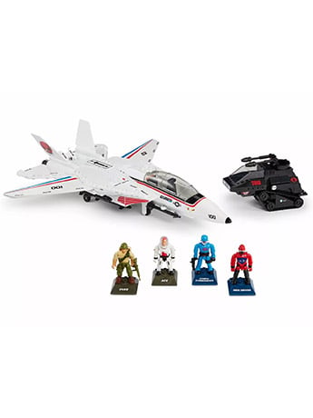 G.I. Joe Mega Bloks Skystriker XP-14F vs. Cobra H.I.S.S. Collector Building Set Gallery Image 2