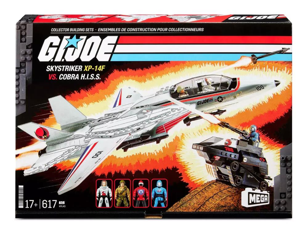 G.I. Joe Mega Bloks Skystriker XP-14F vs. Cobra H.I.S.S. Collector