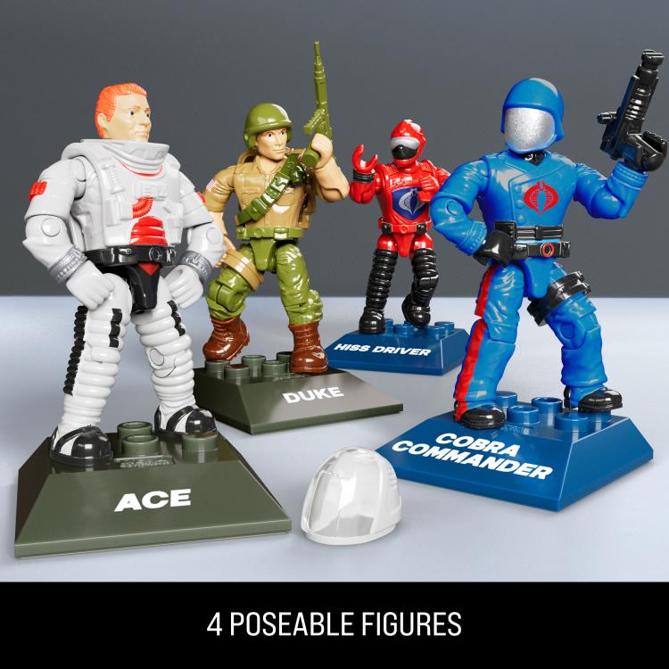 G.I. Joe Mega Bloks Skystriker XP-14F vs. Cobra H.I.S.S. Collector