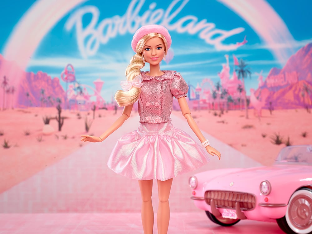 open lace back dress Straps Barbie Pink A-line Short Princess Dress – Ohmollydress main image 0