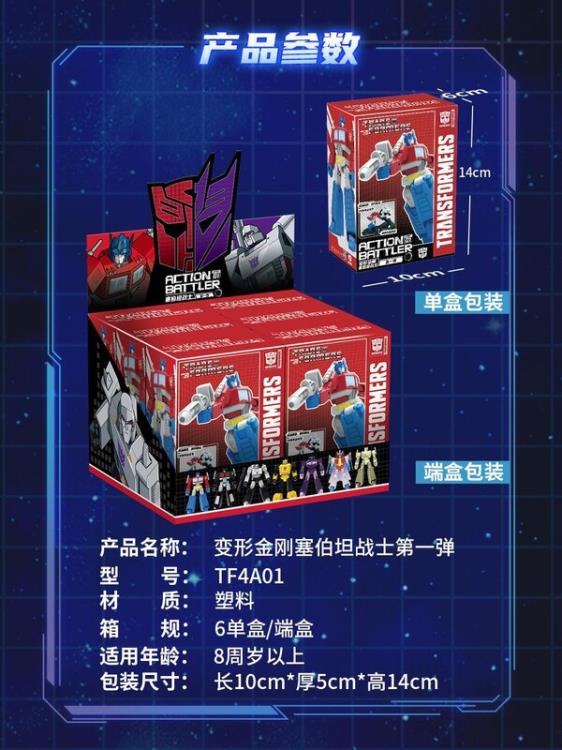 Transformers G1 Action Battler Part 01 Box of 6 Random Figures Gallery Image 17