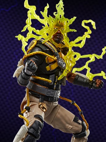 Spider-Man: No Way Home Marvel Legends Electro Deluxe Action Figure Gallery Image 2