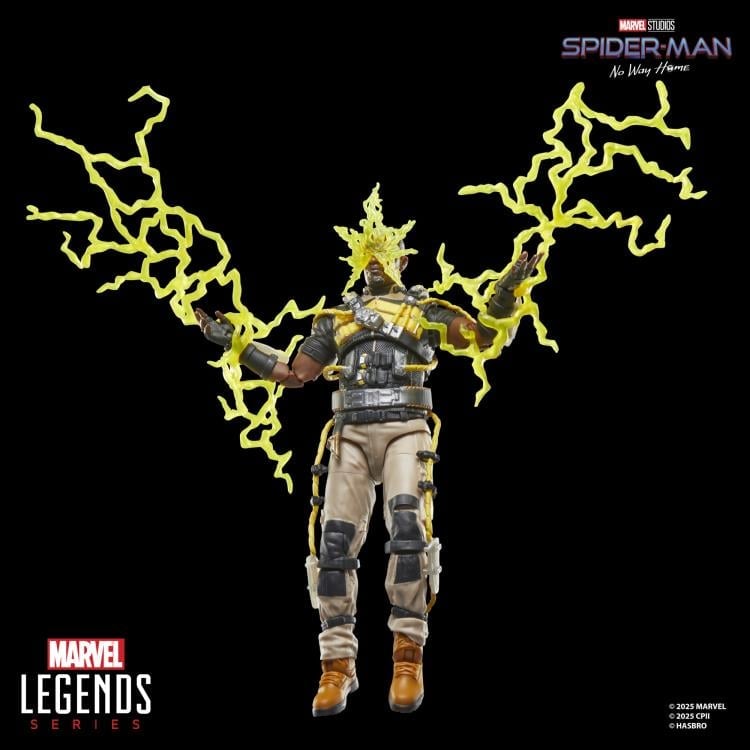 Spider-Man: No Way Home Marvel Legends Electro Deluxe Action Figure Gallery Image 3