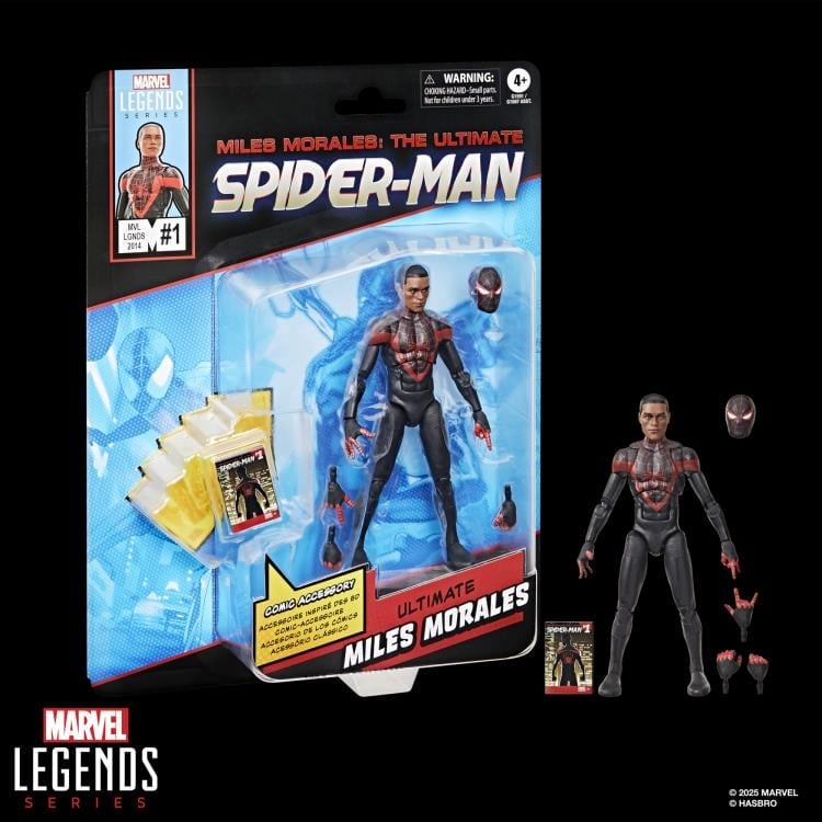 Miles Morales Ultimate Spider-Man #1 Marvel Legends Miles Morales Action Figure Gallery Image 15