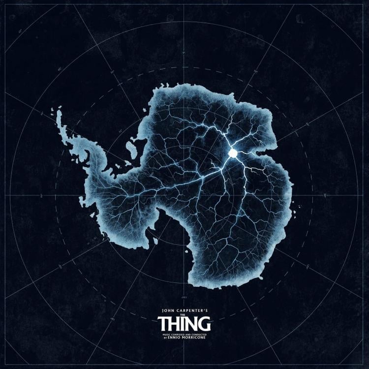 The Thing (1982) Original Motion Picture Soundtrack Vinyl LP ("Trapped Under Ice" Color) Gallery Image 6