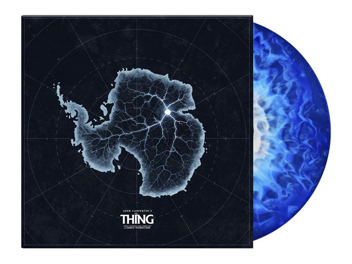 The Thing (1982) Original Motion Picture Soundtrack Vinyl LP ("Trapped Under Ice" Color) Gallery Image 1