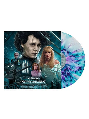 Edward Scissorhands Deluxe Original Motion Picture Soundtrack Vinyl LP ("Snow Dance" Color) Gallery Image 2