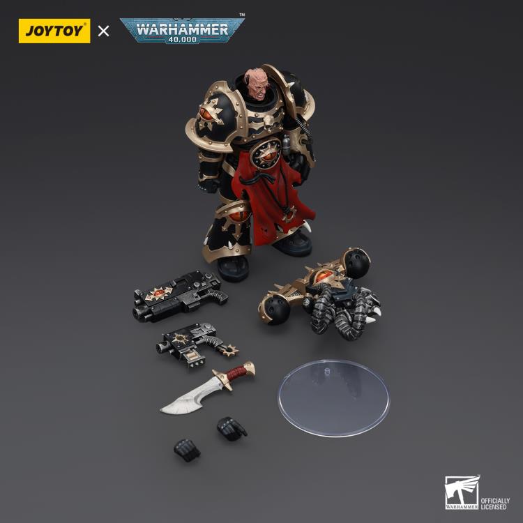 Warhammer 40K Chaos Space Marines Black Legion Chosen with Bolt Pistol and Power Fist 1/18 Scale Action Figure Gallery Image 9