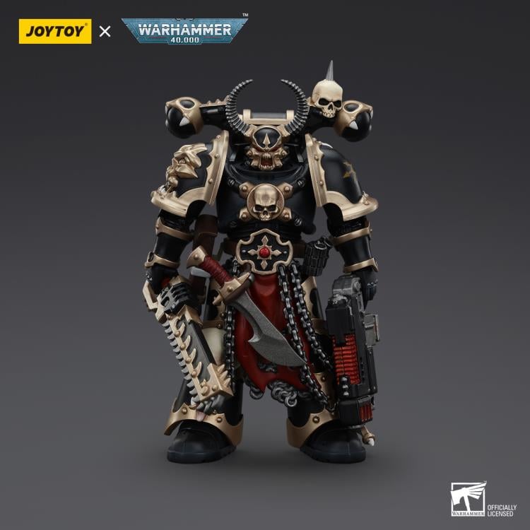 Warhammer 40K Chaos Space Marines Black Legion Chosen with Combi-Weapon and Chainsword 1/18 Scale Action Figure Gallery Image 5