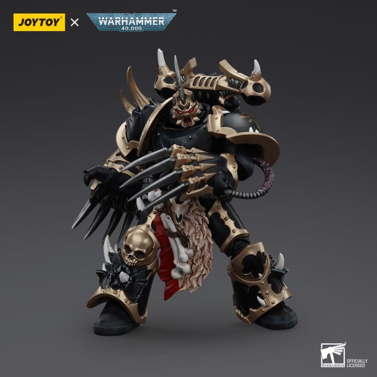 Warhammer 40K Chaos Space Marines Black Legion Chosen with Lightning Claws 1/18 Scale Action Figure Gallery Image 8