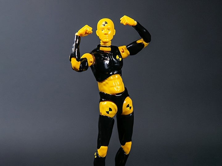 Testman Pocket Elite Real-ActionAttribute Crash Test Dummy C3 1/12 Scale Action Figure Gallery Image 1