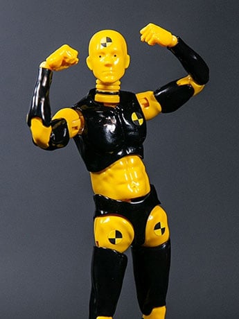 Testman Pocket Elite Real-ActionAttribute Crash Test Dummy C3 1/12 Scale Action Figure Gallery Image 2