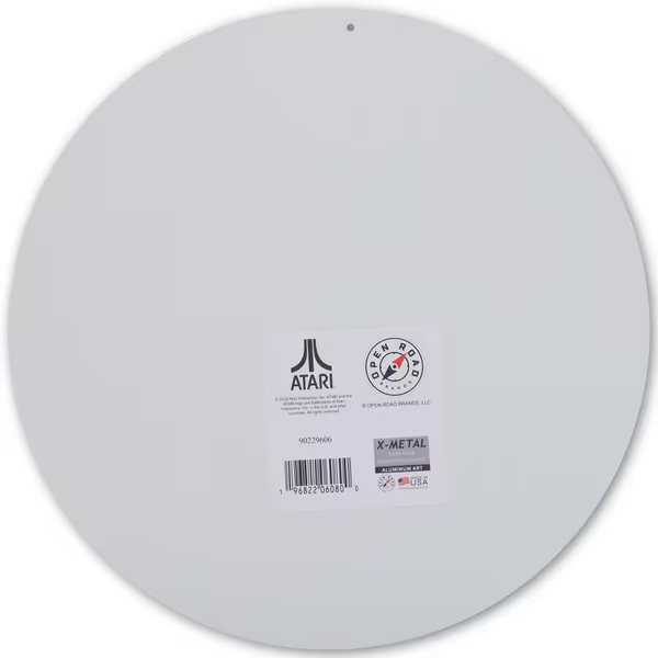Atari Vintage Stripes Round Metal Sign