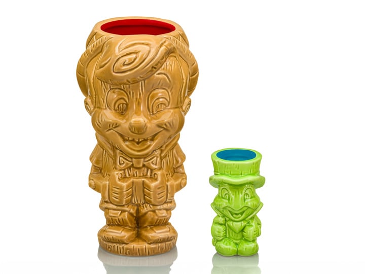 Disney Sidekicks Pinocchio & Jiminy Cricket Geeki Tikis Mug Set Gallery Image 1