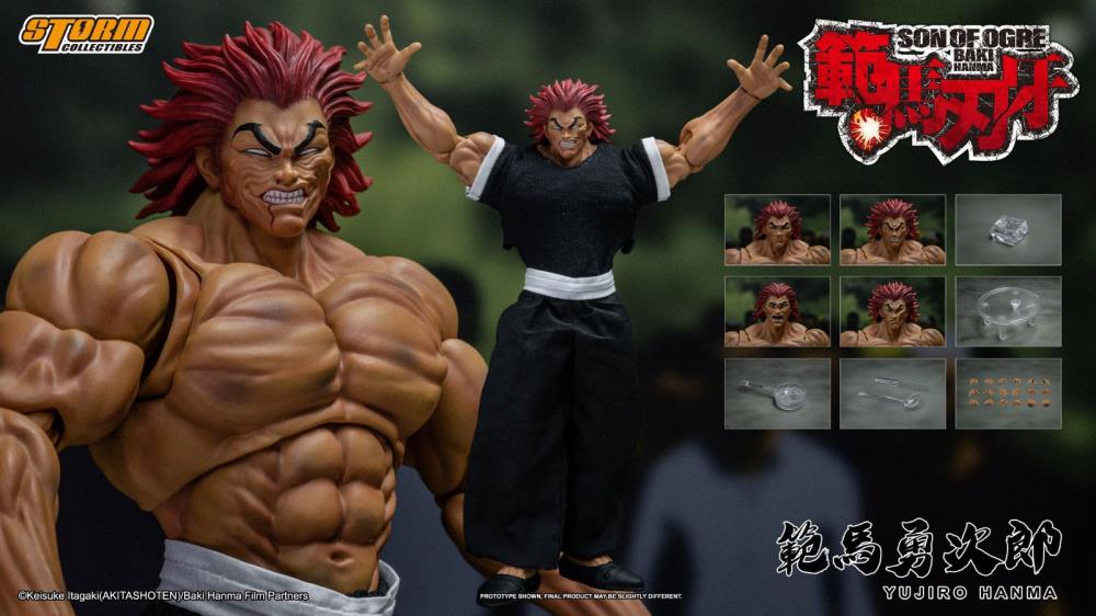Baki Hanma: Son of Ogre Yujiro Hanma 1/12 Scale Exclusive Action Figure Gallery Image 3