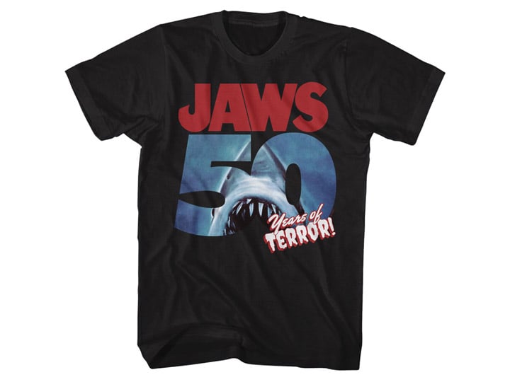 Jaws 50th Anniversary 50 Years of Terror T-Shirt Gallery Image 1
