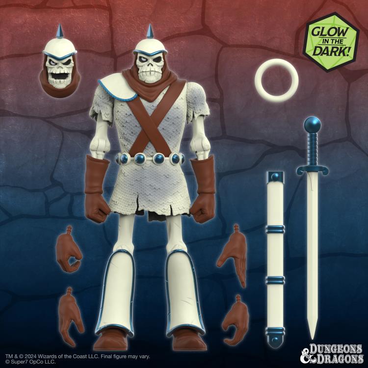 Dungeons & Dragons ULTIMATES! Dekkion (Skeleton Warrior) (Glow Ver.) Exclusive Action Figure Gallery Image 8
