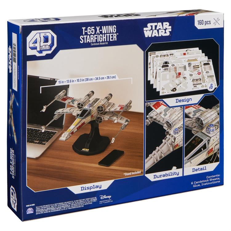 Star Wars 4D Build T-65 X-Wing Starfighter Model Kit