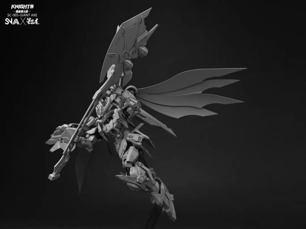 The Round Table Knights SC-005 Giant Axe Lancelot 1/144 Scale Model Kit Gallery Image 6