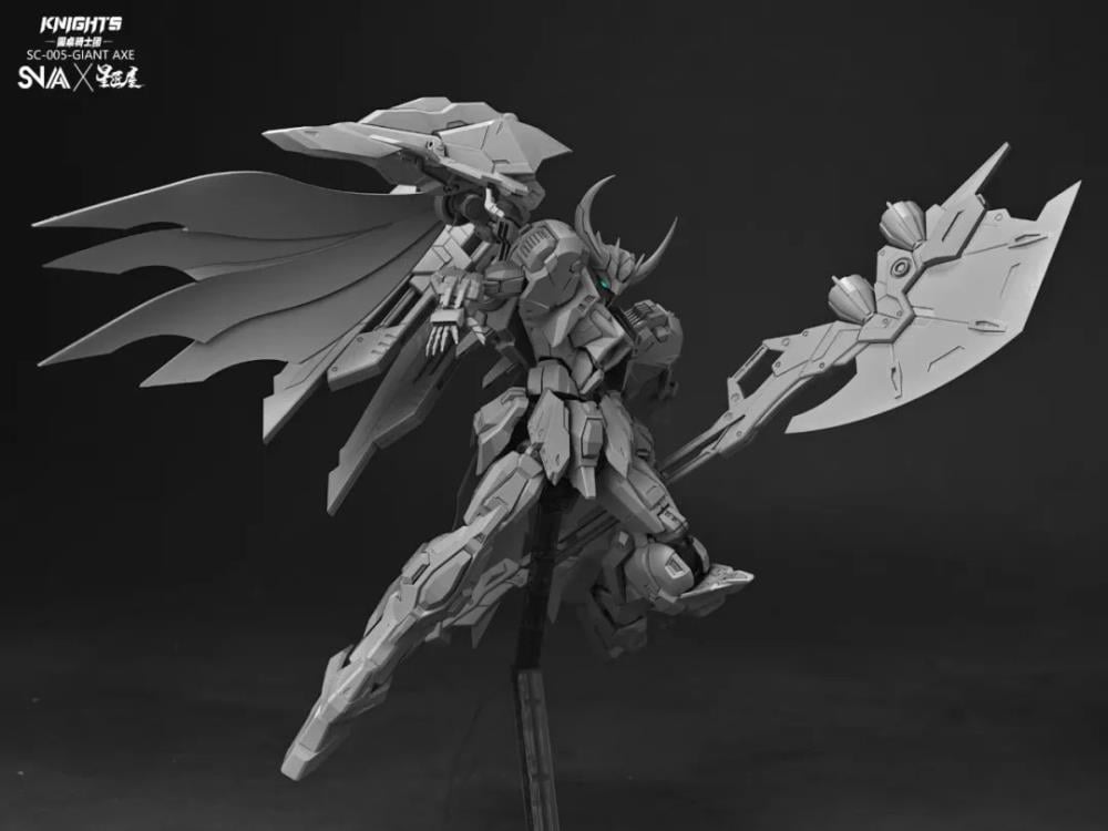 The Round Table Knights SC-005 Giant Axe Lancelot 1/144 Scale Model Kit Gallery Image 8