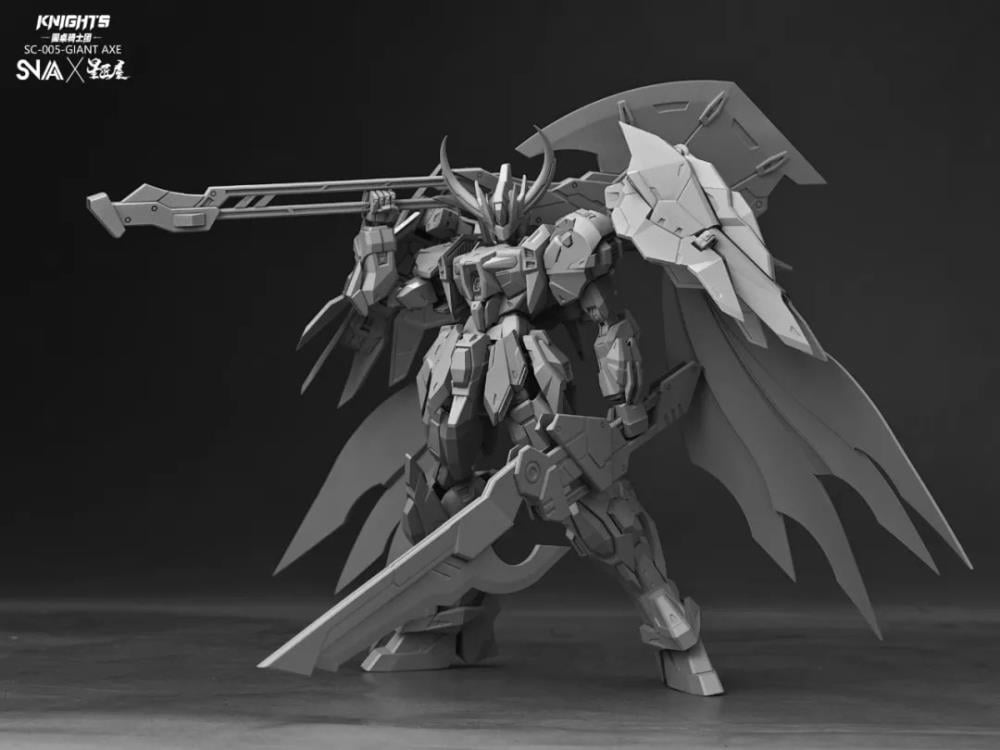 The Round Table Knights SC-005 Giant Axe Lancelot 1/144 Scale Model Kit Gallery Image 5