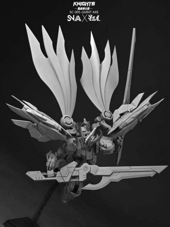 The Round Table Knights SC-005 Giant Axe Lancelot 1/144 Scale Model Kit Gallery Image 11