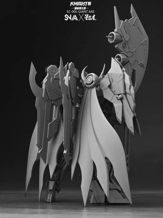 The Round Table Knights SC-005 Giant Axe Lancelot 1/144 Scale Model Kit Gallery Image 4
