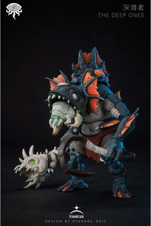 Cthulhu San Zero The Deep One (Orange Ver.) 1/12 Scale Action Figure Gallery Image 6