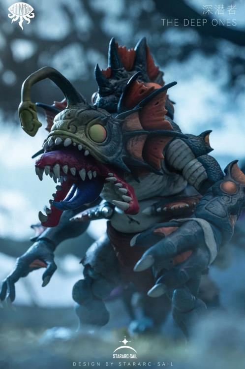 Cthulhu San Zero The Deep One (Orange Ver.) 1/12 Scale Action Figure Gallery Image 4