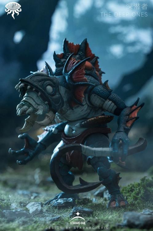 Cthulhu San Zero The Deep One (Orange Ver.) 1/12 Scale Action Figure Gallery Image 5