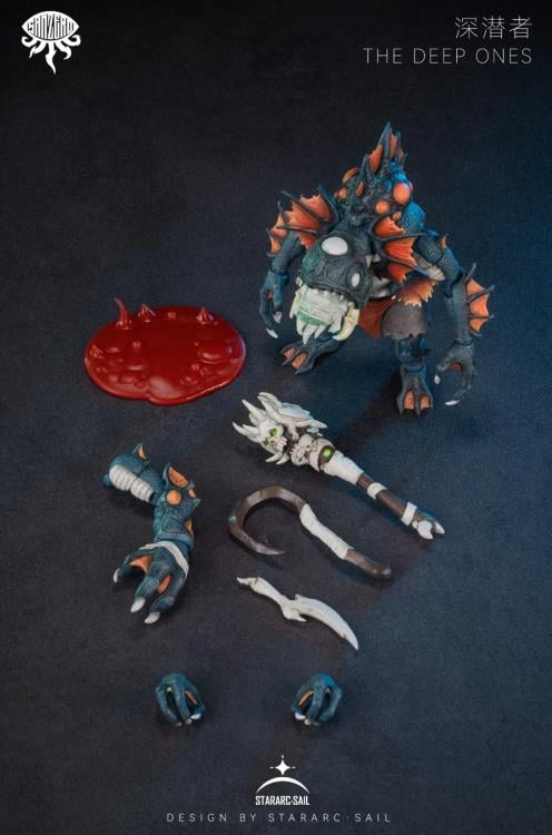 Cthulhu San Zero The Deep One (Orange Ver.) 1/12 Scale Action Figure Gallery Image 13