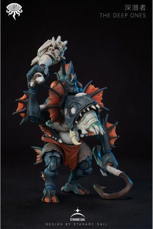 Cthulhu San Zero The Deep One (Orange Ver.) 1/12 Scale Action Figure Gallery Image 10