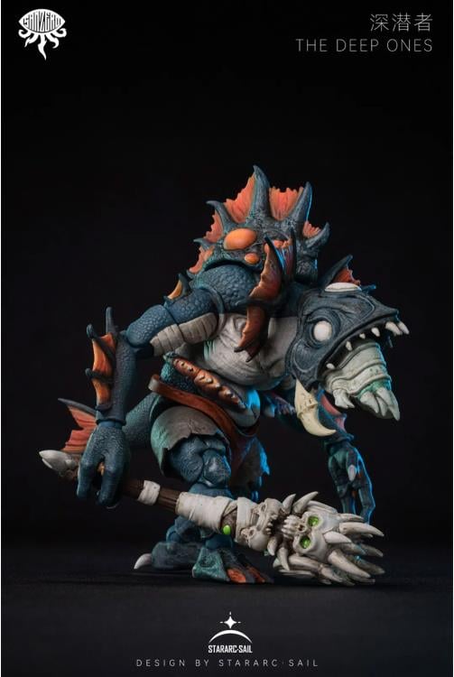 Cthulhu San Zero The Deep One (Orange Ver.) 1/12 Scale Action Figure Gallery Image 11