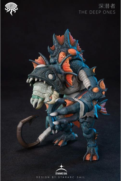 Cthulhu San Zero The Deep One (Orange Ver.) 1/12 Scale Action Figure Gallery Image 12