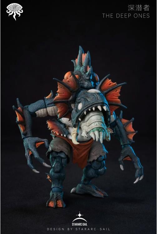 Cthulhu San Zero The Deep One (Orange Ver.) 1/12 Scale Action Figure Gallery Image 9