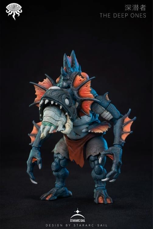 Cthulhu San Zero The Deep One (Orange Ver.) 1/12 Scale Action Figure Gallery Image 8