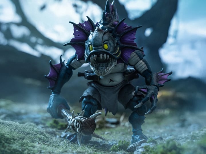 Cthulhu San Zero The Deep One (Purple Ver.) 1/12 Scale Action Figure Gallery Image 1