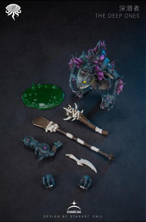 Cthulhu San Zero The Deep One (Purple Ver.) 1/12 Scale Action Figure Gallery Image 12