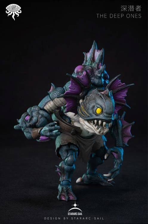Cthulhu San Zero The Deep One (Purple Ver.) 1/12 Scale Action Figure Gallery Image 9