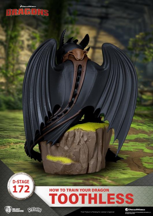 How to Train Your Dragon D-Stage DS-172 Toothless Statue