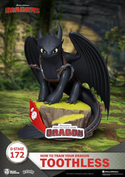 How to Train Your Dragon D-Stage DS-172 Toothless Statue
