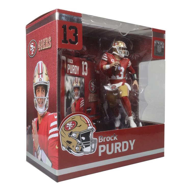 NFL SportsPicks Brock Purdy (San Francisco 49ers) 7" Posed Figure Gallery Image 7