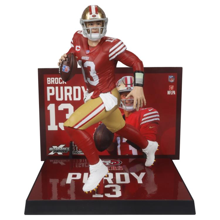 NFL SportsPicks Brock Purdy (San Francisco 49ers) 7" Posed Figure Gallery Image 3