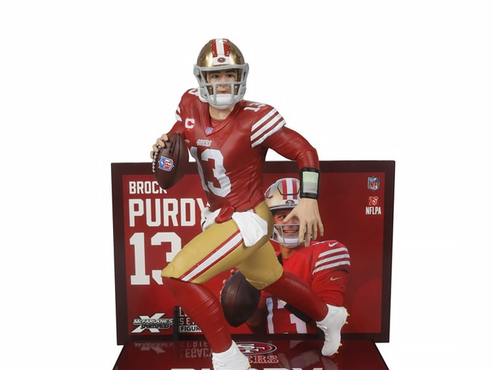 NFL SportsPicks Brock Purdy (San Francisco 49ers) 7" Posed Figure Gallery Image 1