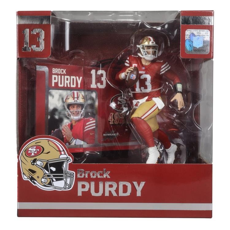 NFL SportsPicks Brock Purdy (San Francisco 49ers) 7" Posed Figure Gallery Image 6