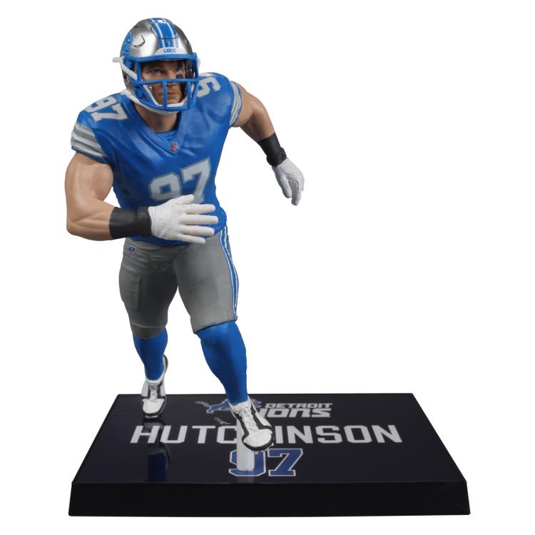 NFL SportsPicks Aiden Hutchinson (Detroit Lions) 7" Posed Figure Gallery Image 4